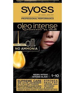 Syoss Oleo Intense Боя за коса, Наситено черен, 1-10