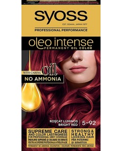 Syoss Oleo Intense Боя за коса, Яркочервен, 5-92