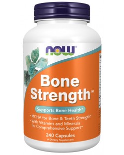 Bone Strength, 240 капсули, Now