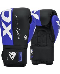 Боксови ръкавици RDX - Rex F4 , черни/сини