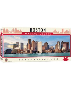 Панорамен пъзел Master Pieces от 1000 части - Бостън, Масачузетс