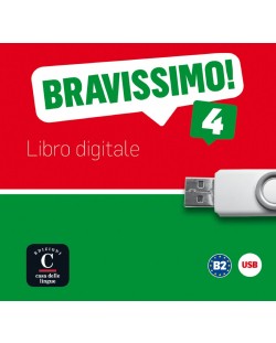 Bravissimo! 4 (B2) Llave USB con libro digital