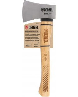 Брадва с дървена дръжка Denzel - 43 cm, 900 g