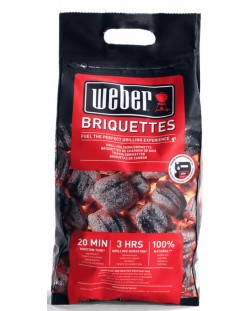 Брикети Weber - WB 17590, 100% натурални, 4 kg