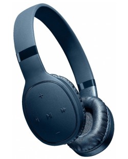 Безжични слушалки с микрофон AQL - Kosmos, сини