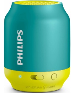 Мини колонка Philips BT25A - синя/жълта