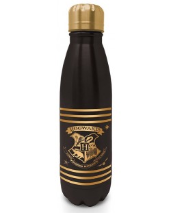 Бутилка за вода Pyramid Movies: Harry Potter - Black and Gold Logo, 540 ml