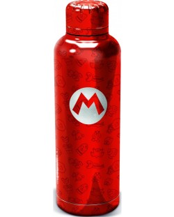 Бутилка за вода ABYstyle Games: Super Mario Bros. - Mario Logo