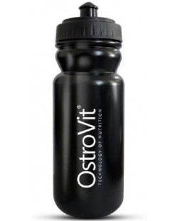 Бутилка за вода OstroVit - 600 ml, черна