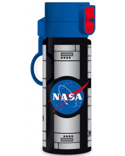 Бутилка за вода Ars Una NASA - Синя, 475 ml