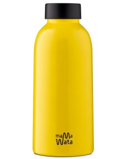 Термобутилка Mama Wata - 470 ml, жълта