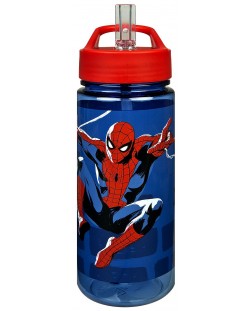 Бутилка за вода Undercover Scooli - Spider-Man, Aero, 500 ml