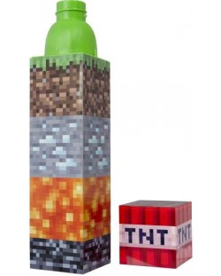 Бутилка за вода Kids Licensing - Minecraft, Multicolor, 650 ml