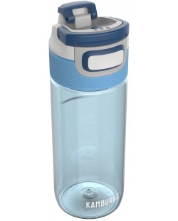 Бутилка за вода Kambukka Elton - Snapclean, 500 ml, тропическо синьо