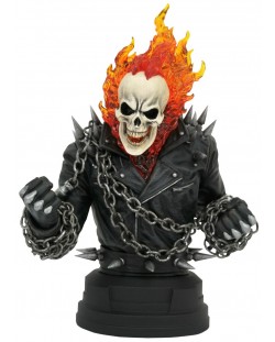 Статуетка бюст Gentle Giant Marvel: Ghost Rider - Ghost Rider, 15 cm