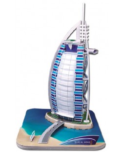 3D Пъзел Cubic Fun от 44 части - Burj Al-Arab
