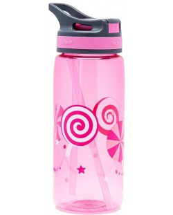 Бутилка за вода YOLO - 550 ml, Lollipop