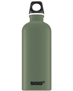 Бутилка за вода Sigg Traveller – Leaf green, зелена, 0.6 L