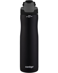 Бутилка за вода Contigo Chill - Autoseal, Matte Black, 720 ml