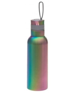 Бутилка от неръждаема стомана Lassig - Bold Rainbow, 750 ml