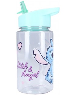 Бутилка за вода Vadobag Let's Eat - Stitch, 450 ml