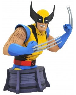 Статуетка бюст Diamond Select Marvel: X-Men - Wolverine (X-Men Animated Series), 15 cm