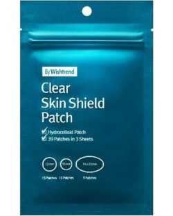 By Wishtrend Пачове за пъпки Clear Skin Shield Patch, 39 броя