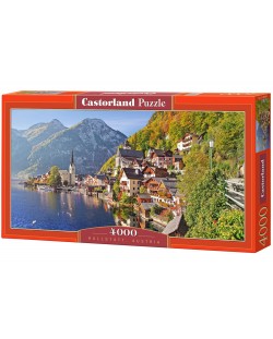 Панорамен пъзел Castorland от 4000 части - Халщат, Австрия