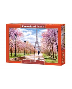 Пъзел Castorland от 1000 части - Романтична разходка в Париж, Ричард Макнийл