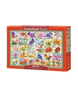 Пъзел Castorland от 1000 части - Винтидж флора