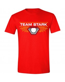 Тениска Captain America: Civil War - Team Stark, червена, размер XL