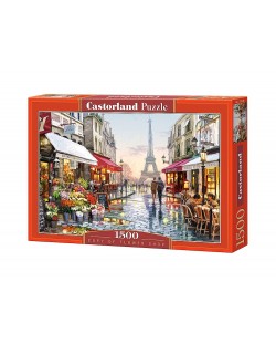 Пъзел Castorland от 1500 части - Цветарница в Париж