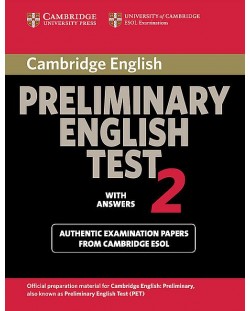 Cambridge Preliminary English Test 2 Student's Book with Answers