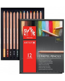 Цветни пастелни моливи Caran d'Ache – 12 цвята