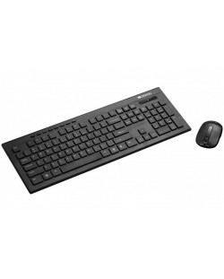 Комплект мишка и клавиатура Canyon CNS-HSETW4-BG - 2.4GHZ, безжични