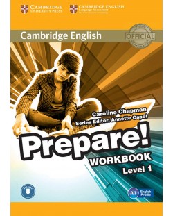 Cambridge English Prepare! Level 1 Workbook with Audio / Английски език - ниво 1: Учебна тетрадка с аудио