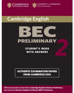 Cambridge BEC Preliminary 2 Student's Book with Answers