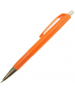 Автоматичен молив Caran d'Ache 888 Infinite Orange – Черен, 0.7 mm