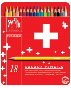 Цветни моливи Caran d'Ache Swisscolor – 18 цвята