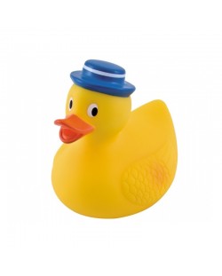 Играчка за баня Canpol - Пате, със синя шапка