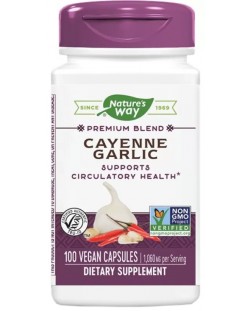 Cayenne Garlic, 100 капсули, Nature's Way