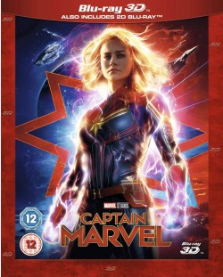 Captain Marvel, 2D + 3D (Blu-Ray)