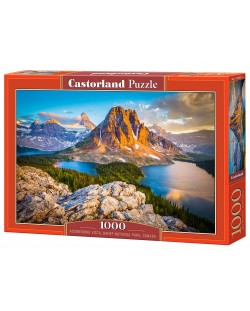 Пъзел Castorland от 1000 части - Изглед към Асинибойн в Национален парк "Банаф", Канада