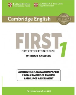 Cambridge English First 1 for Revised Exam from 2015 Student's Book without Answers
