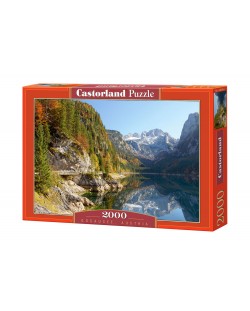 Пъзел Castorland от 2000 части - Езеро в Австрия