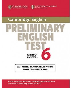 Cambridge Preliminary English Test 6 Student's Book without answers