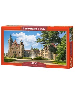 Пъзел Castorland от 4000 части - Замъкът Mosznа в Полша