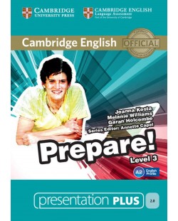 Cambridge English Prepare! Level 3 Presentation Plus DVD-ROM / Английски език - ниво 3: Presentation Plus DVD-ROM