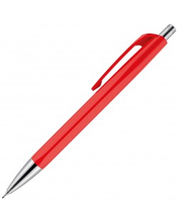Автоматичен молив Caran d'Ache 888 Infinite Red – Черен, 0.7 mm
