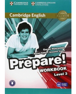 Cambridge English Prepare! Level 3 Workbook with Audio / Английски език - ниво 3: Учебна тетрадка с аудио